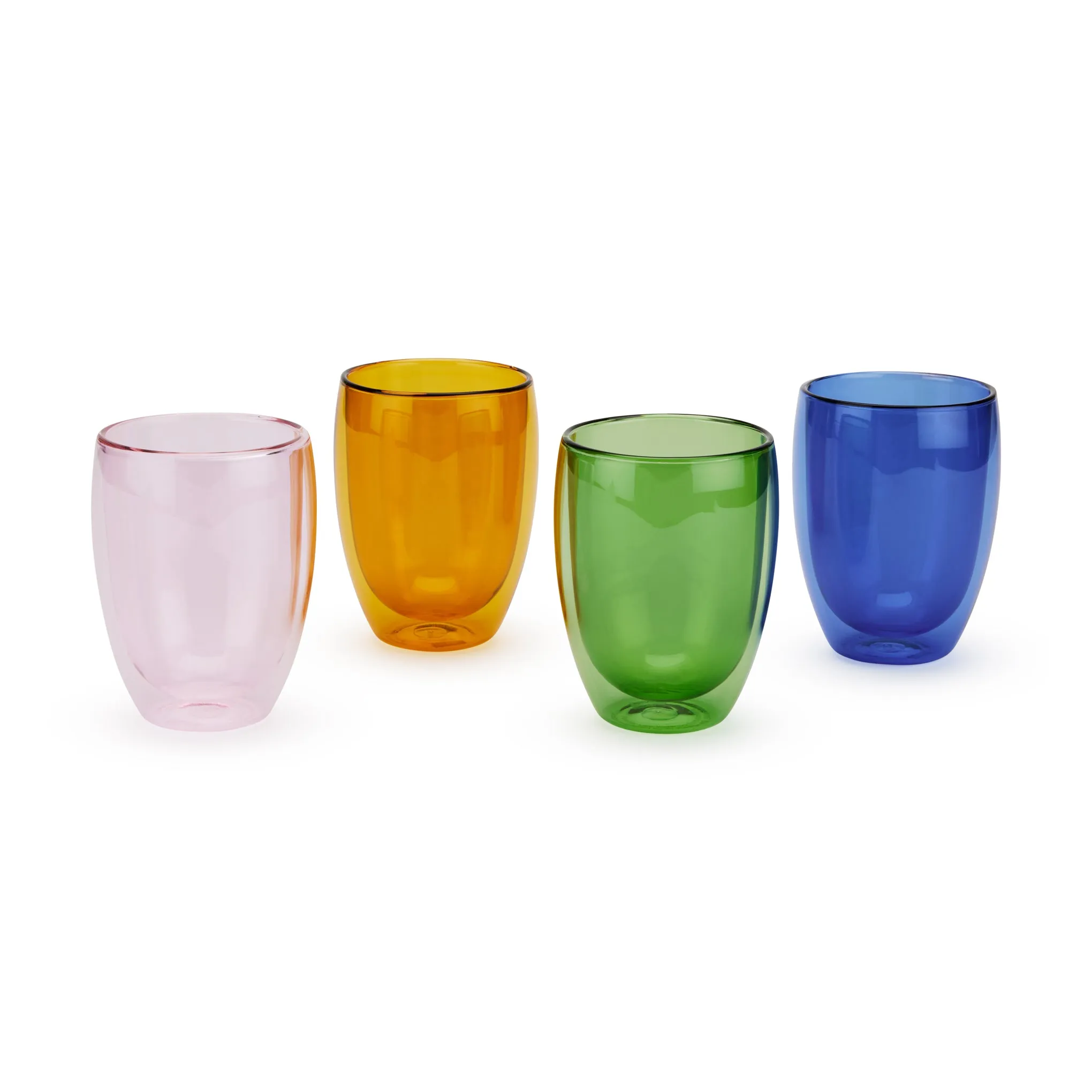 Bodum Pavina Double-Wall Glasses - Set of 4 - Large