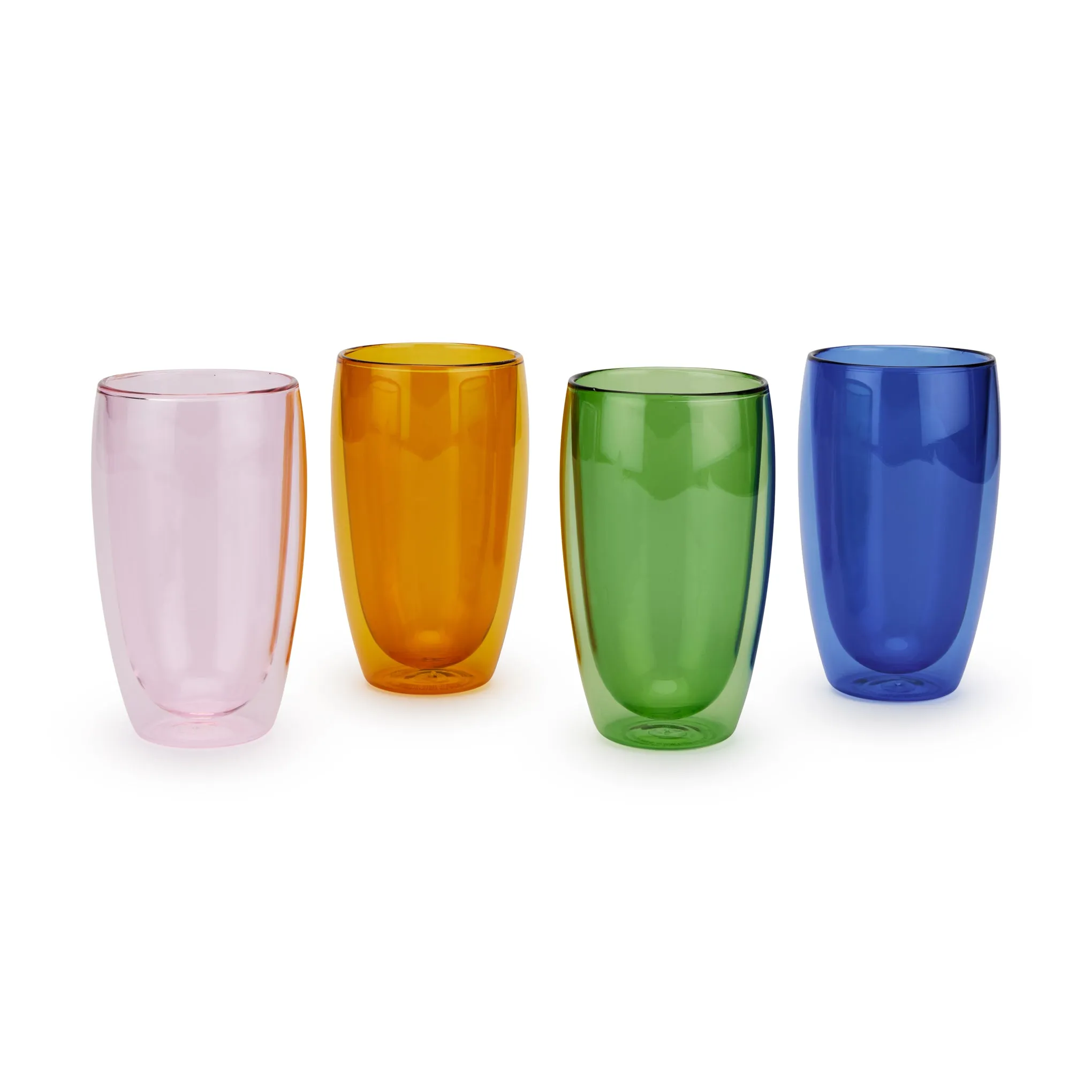 Bodum Pavina Double-Wall Glasses - Set of 4 - Large