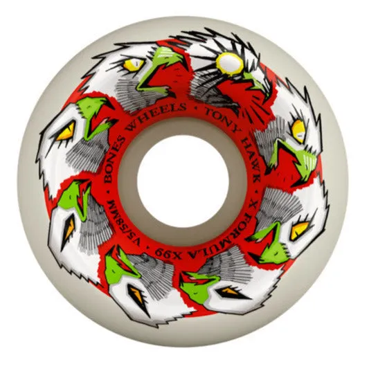 Bones - Hawk Animation V5 Sidecut X-Formula 99A Wheels (58mm)