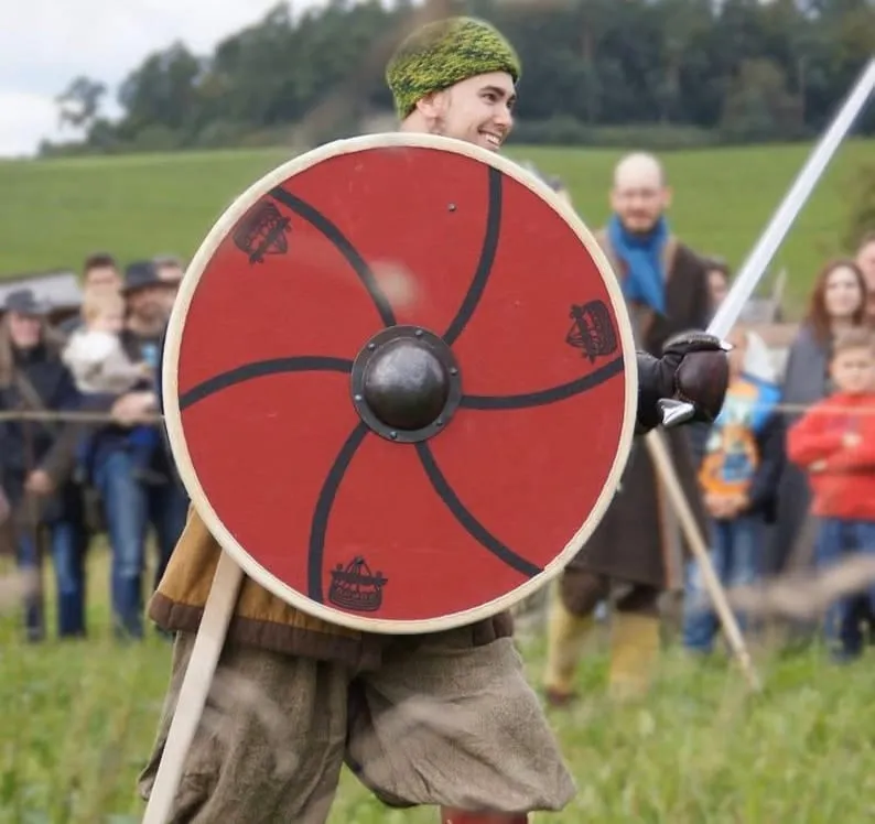 Bouclier Viking - L'Écu du Loup Fenrir