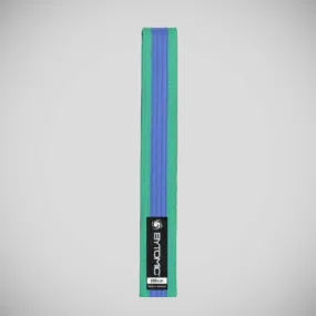 Bytomic Coloured Stripe Martial Arts Belt Green/Blue