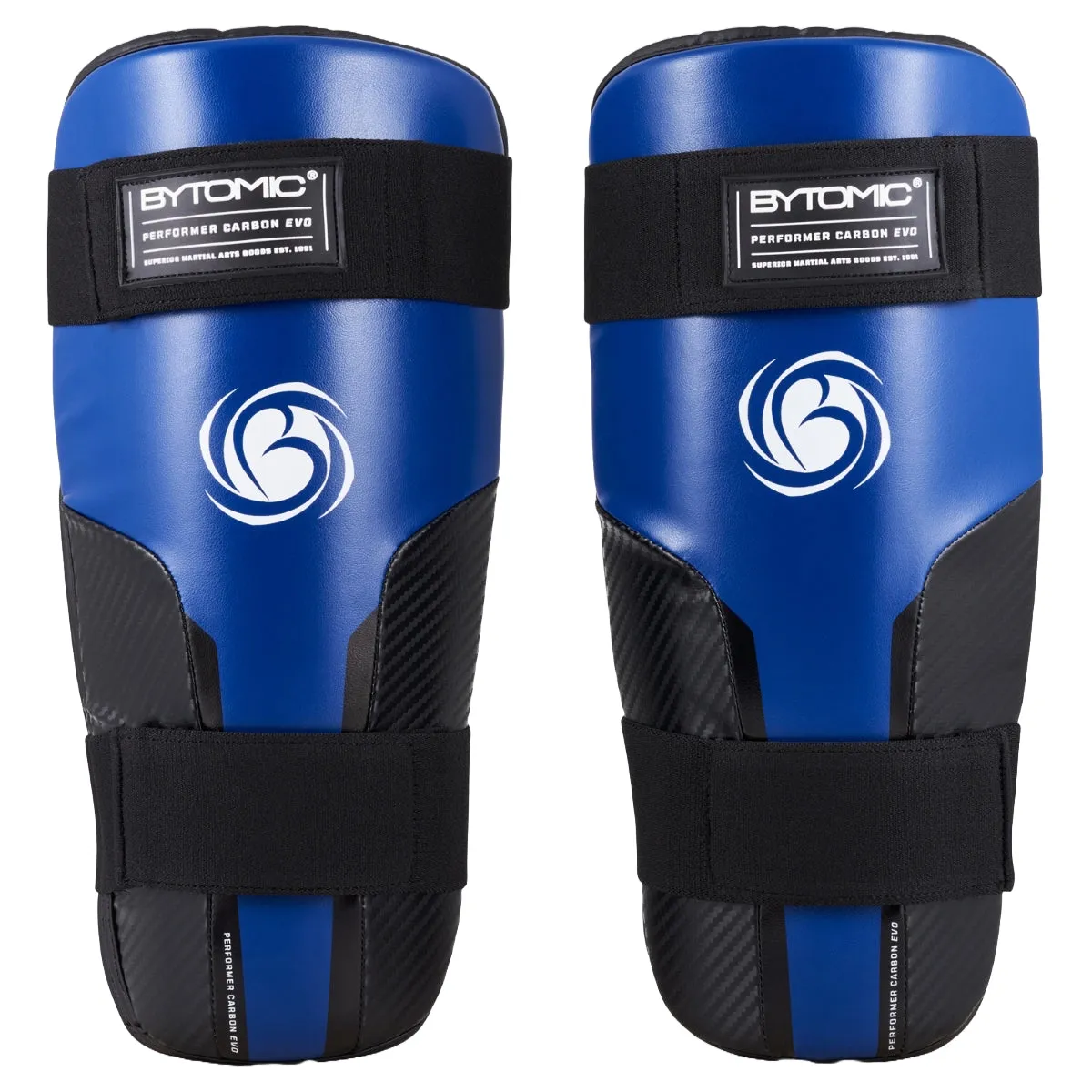 Bytomic Performer Carbon Evo Shin Guards Black/Blue