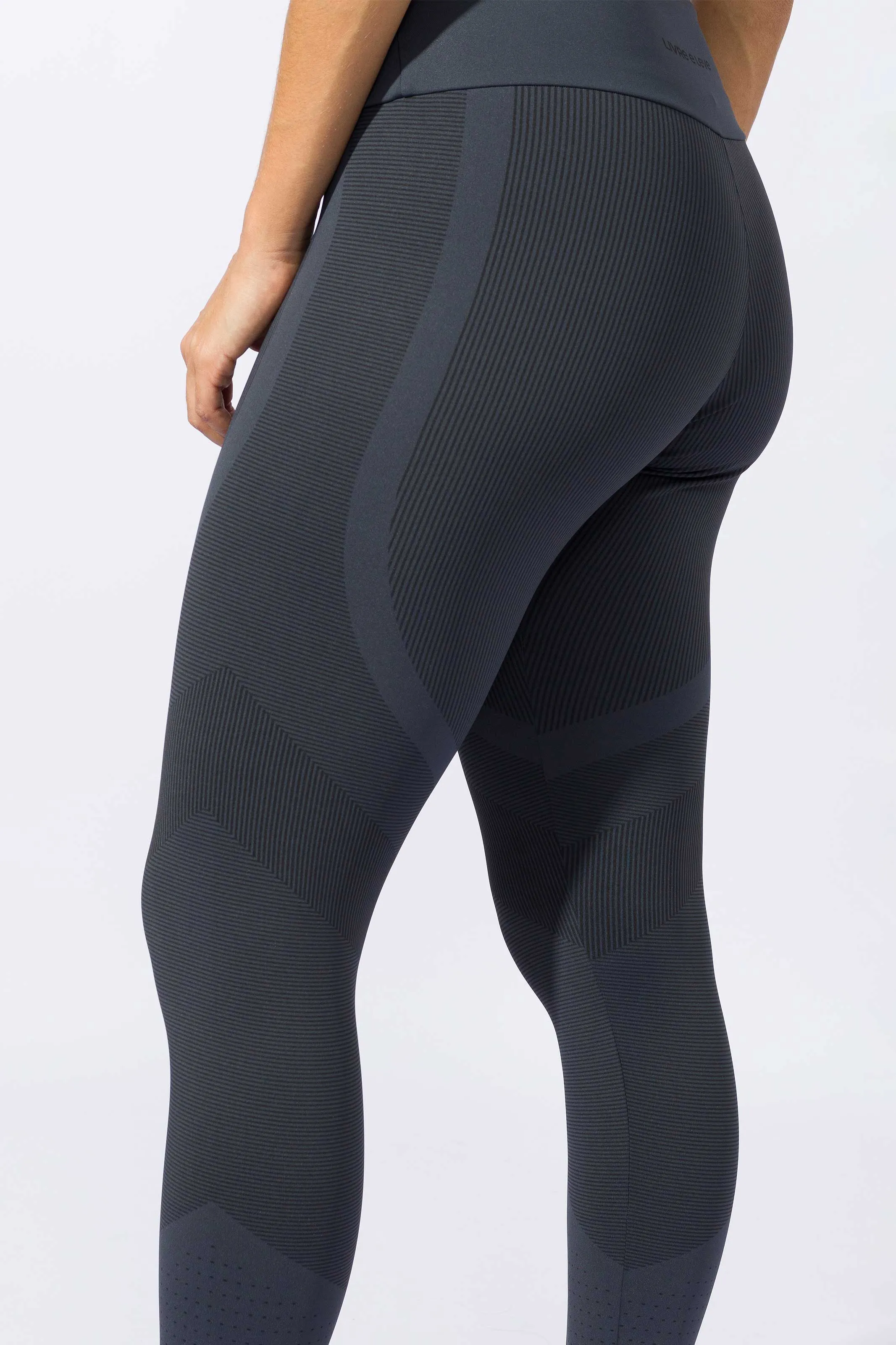 Calça Legging Modeladora Velocity Cinza