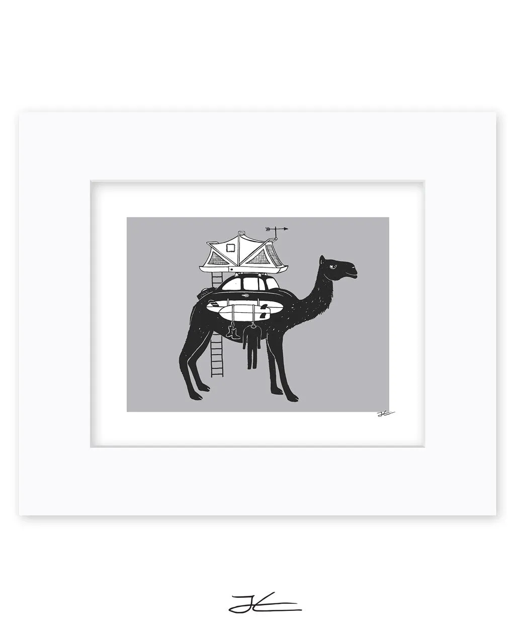 Camel Mobile - Print/ Framed Print