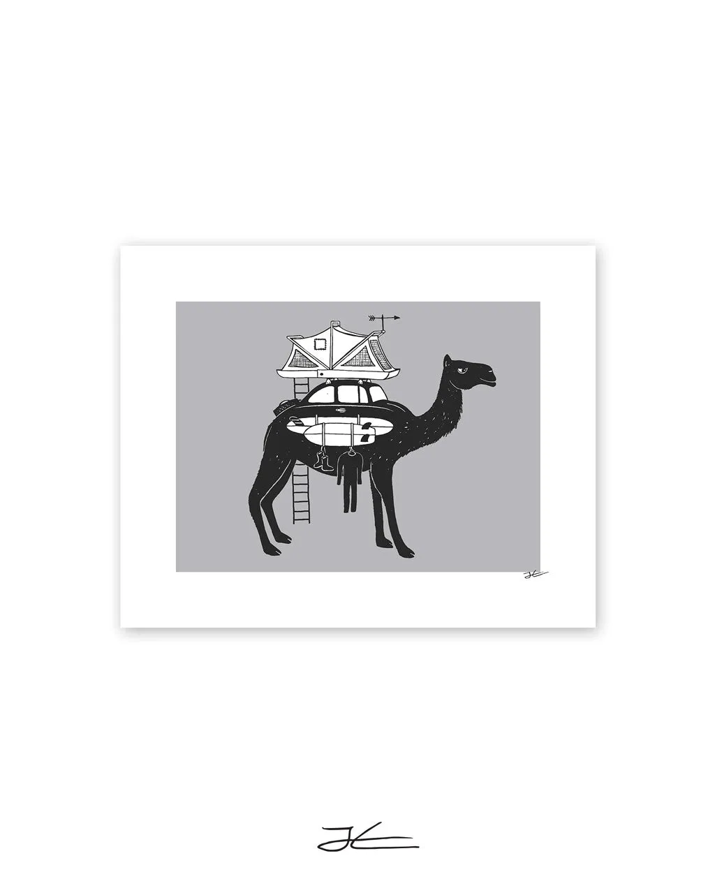 Camel Mobile - Print/ Framed Print