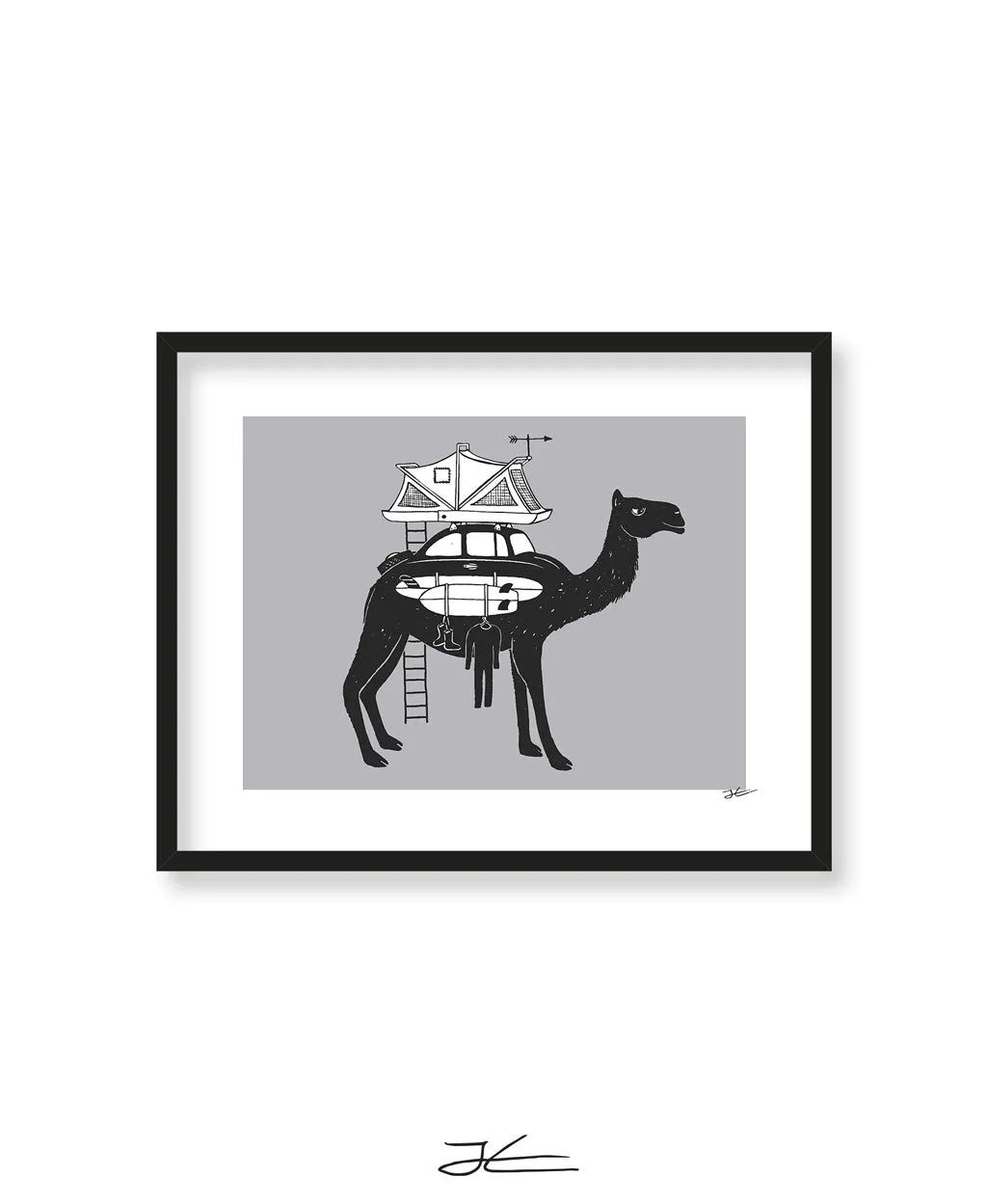 Camel Mobile - Print/ Framed Print