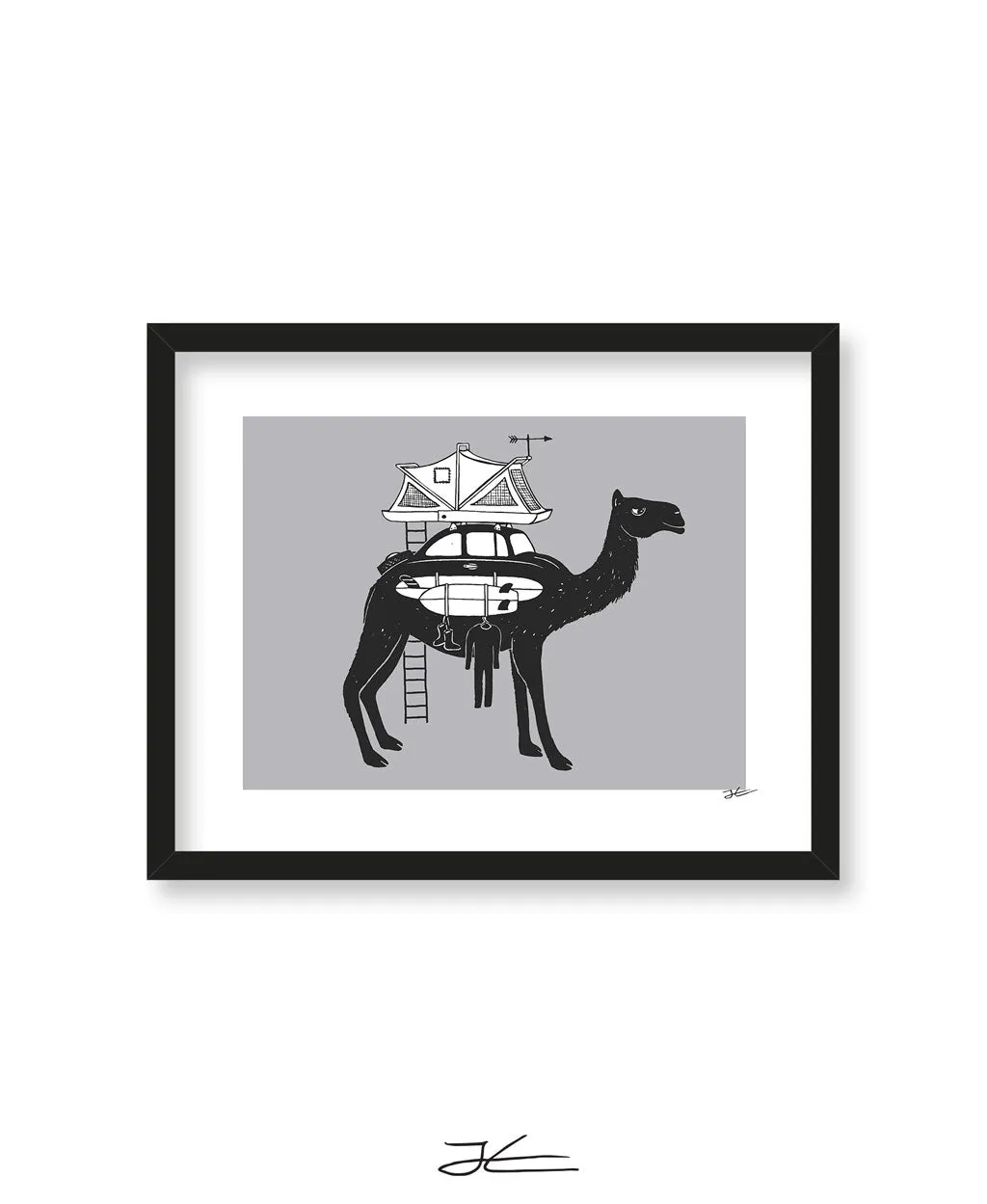 Camel Mobile - Print/ Framed Print