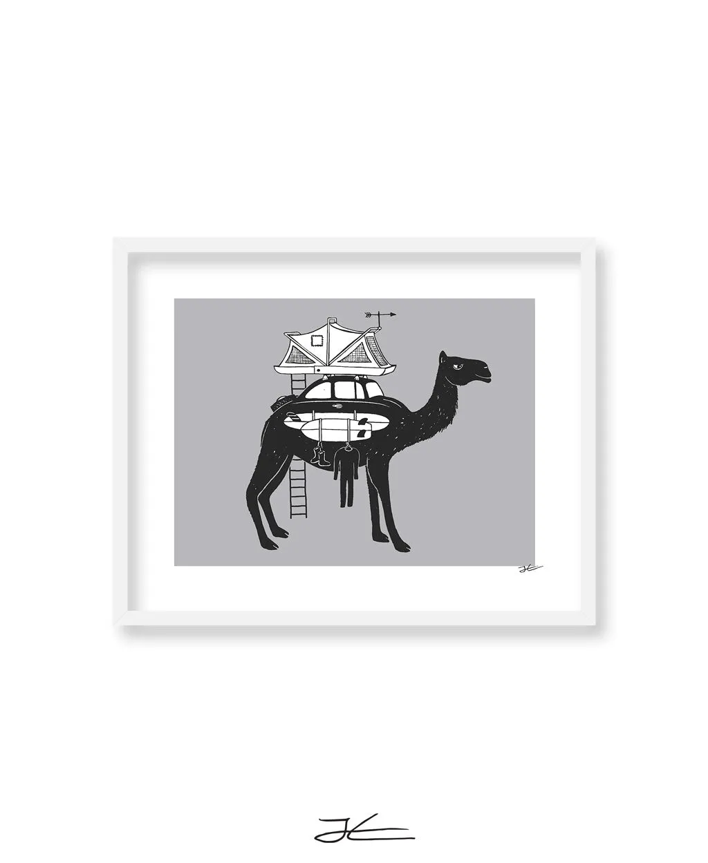 Camel Mobile - Print/ Framed Print