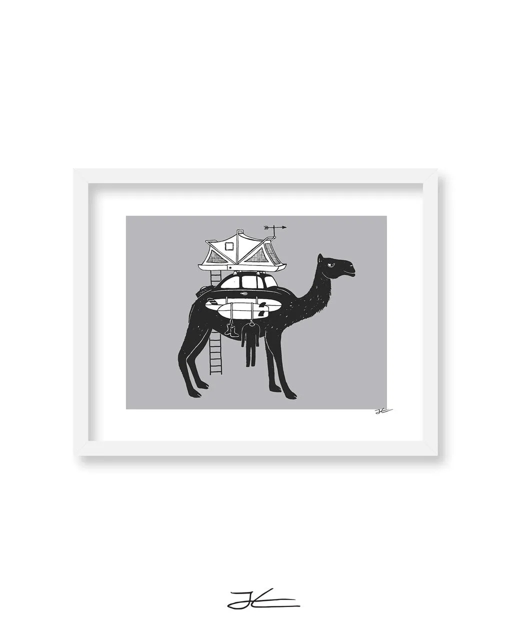 Camel Mobile - Print/ Framed Print