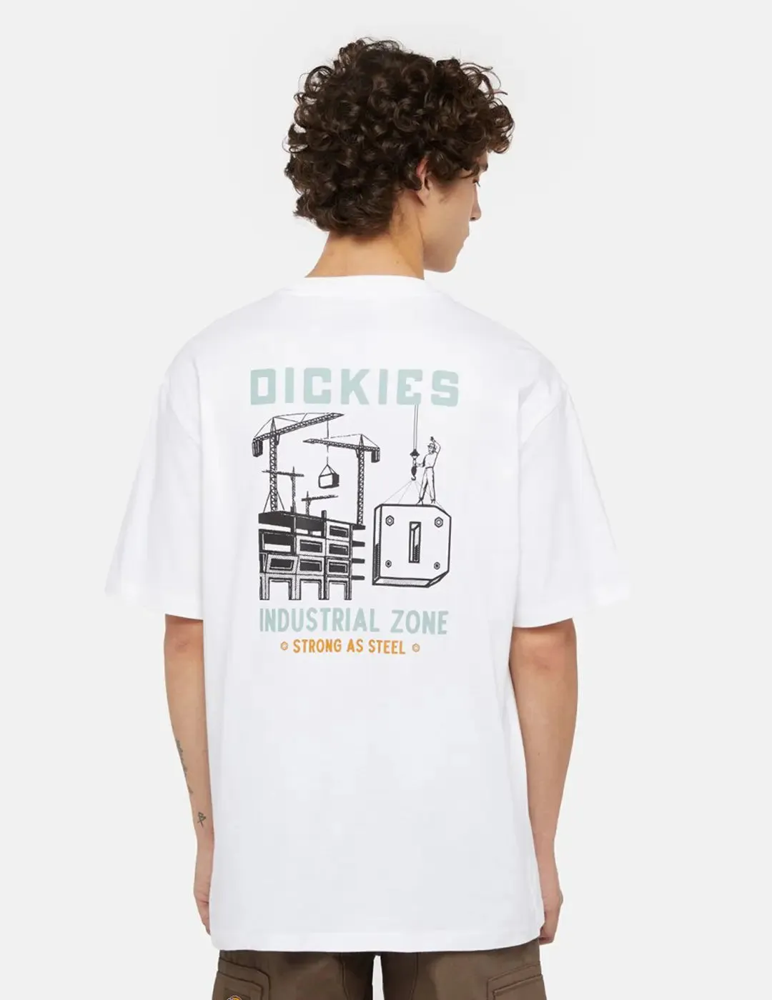 Camiseta Dickies Industrial Zone Blanco