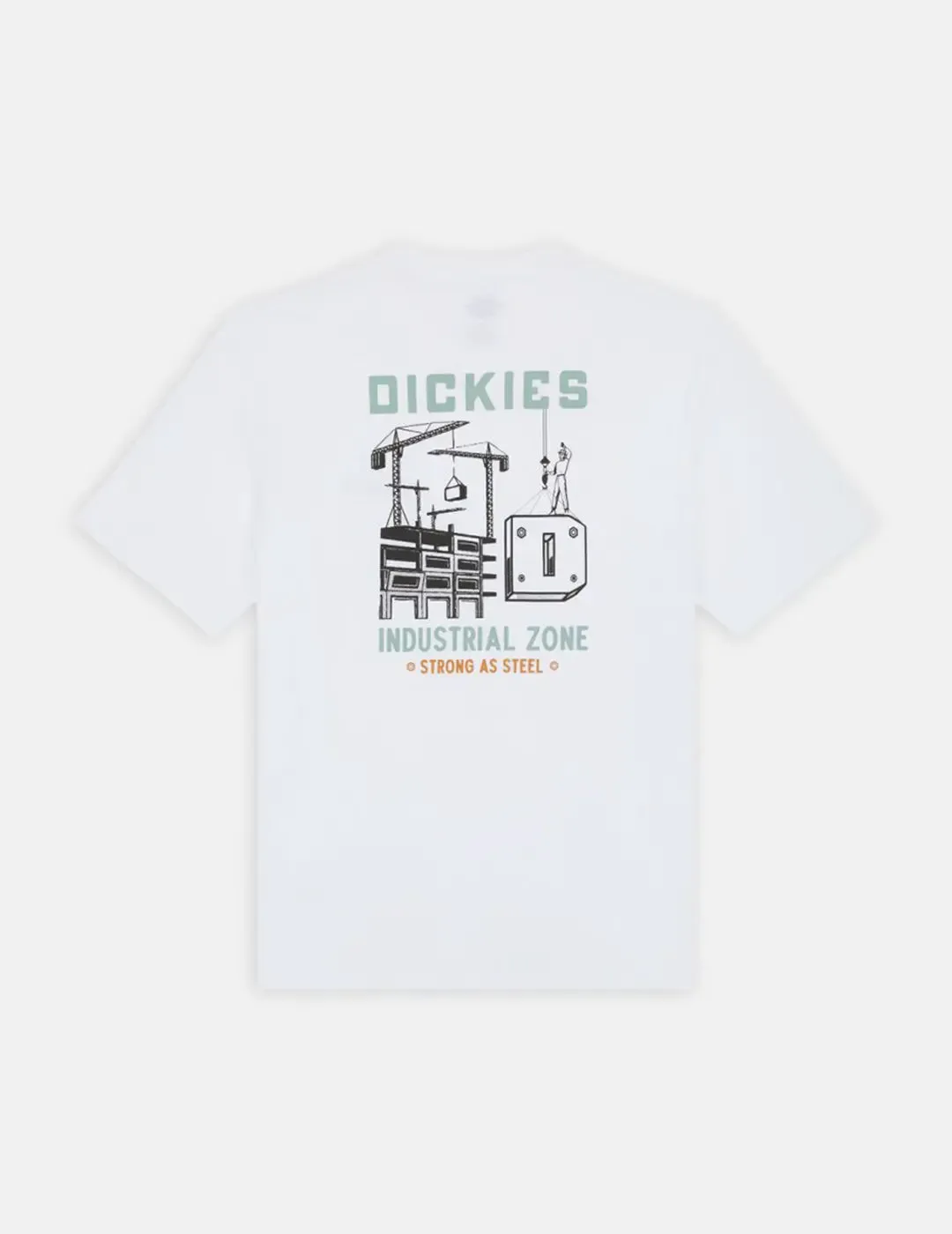 Camiseta Dickies Industrial Zone Blanco