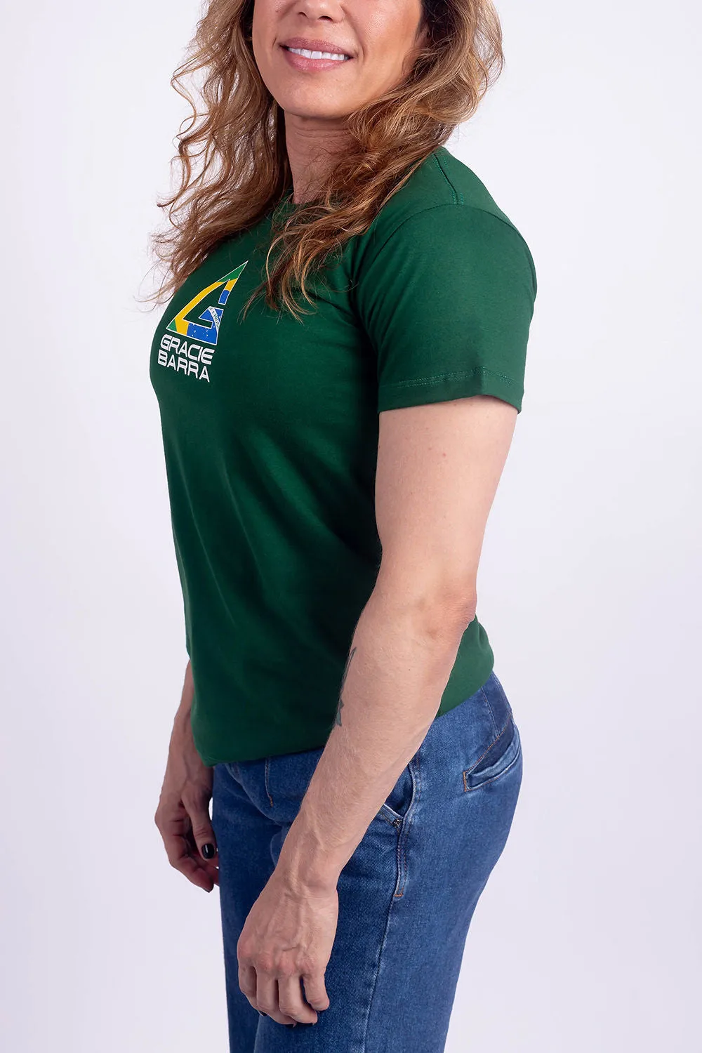 Camiseta Legado Bra Feminina - Verde