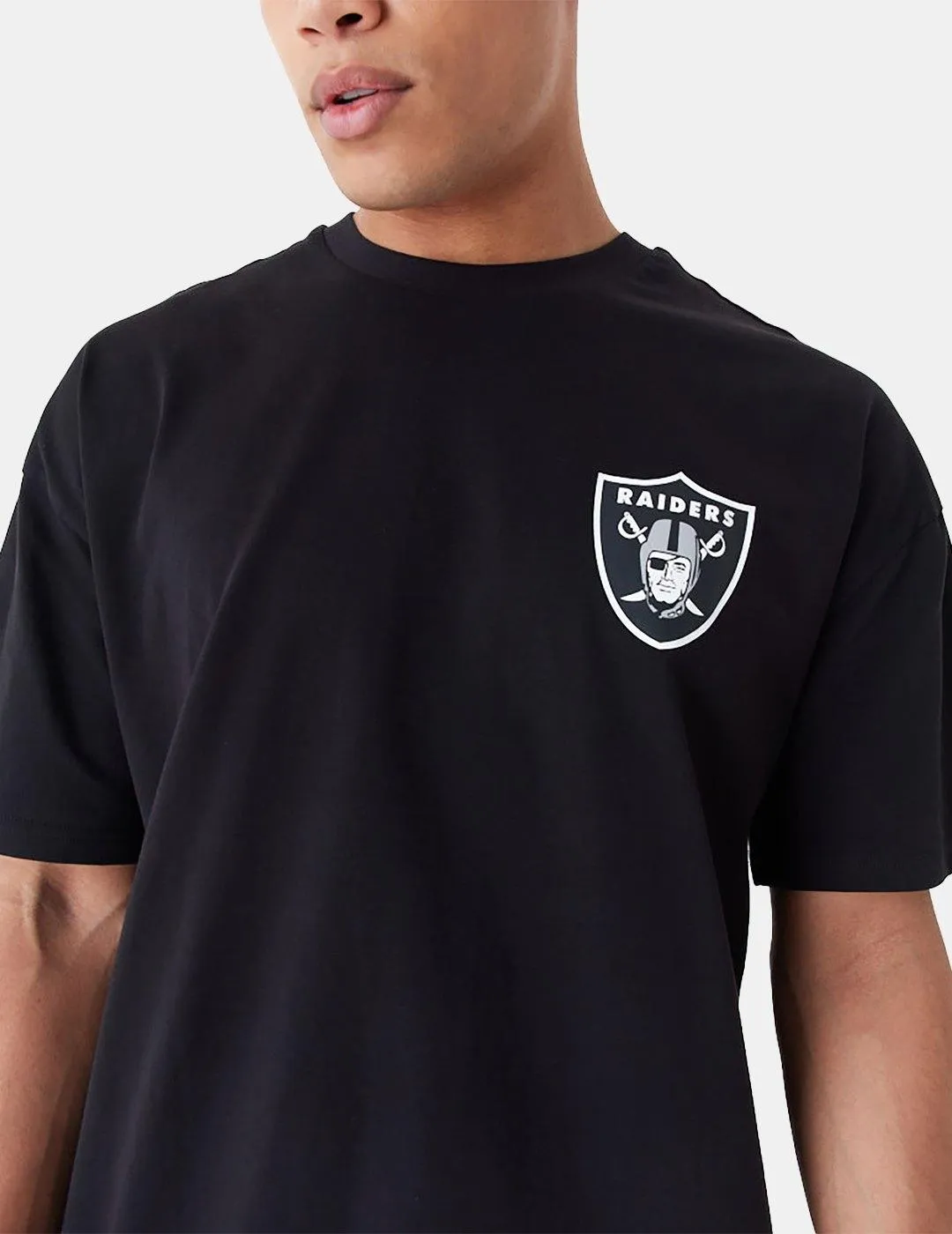 Camiseta New Era Nfl Drop Shoulder Raiders