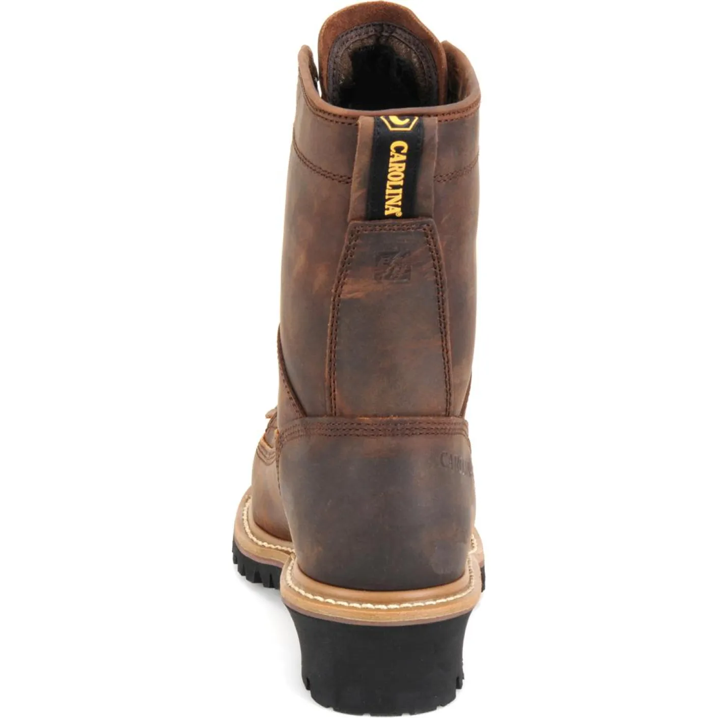 Carolina Men's Spruce 8" Stl Toe WP Logger Work Boot - Brown - CA9824