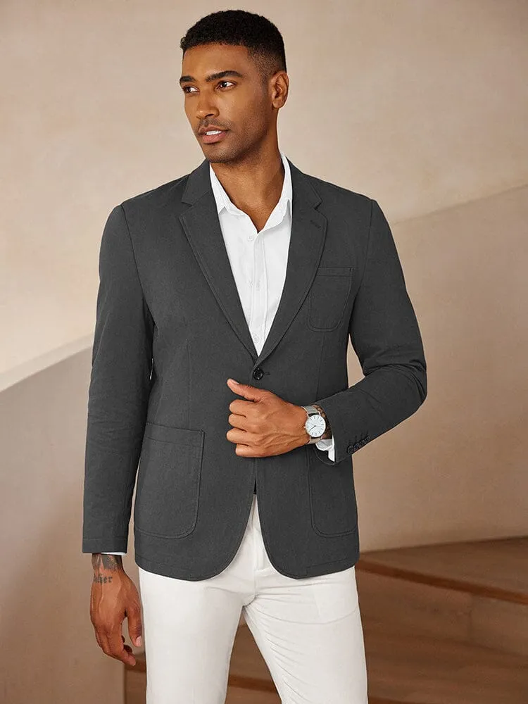 Casual Cotton Blazer Jacket (US Only)