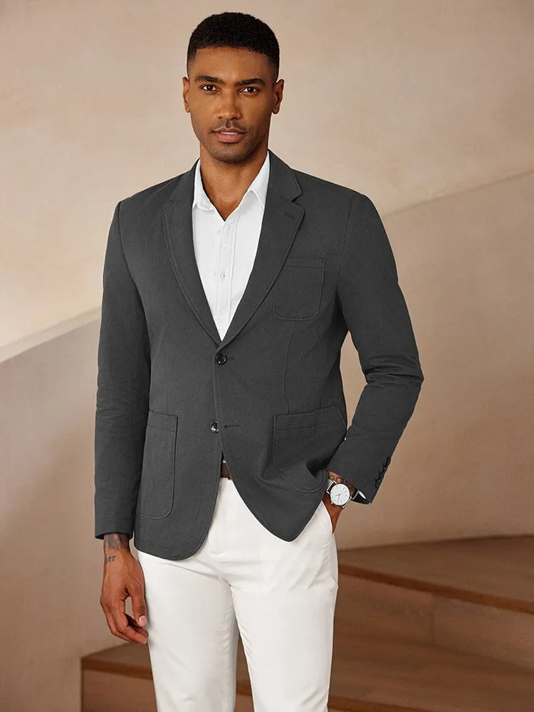 Casual Cotton Blazer Jacket (US Only)