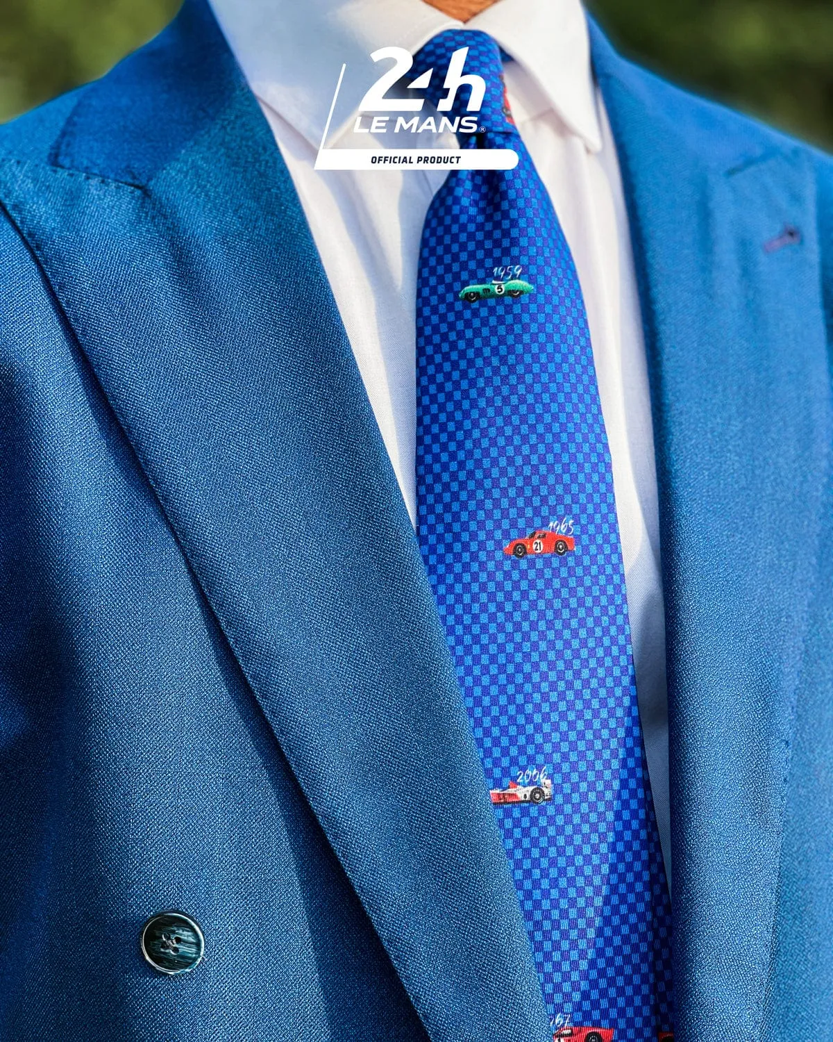 CENTENARY | 24 Hours of Le Mans - Silk Tie - Blue/Red