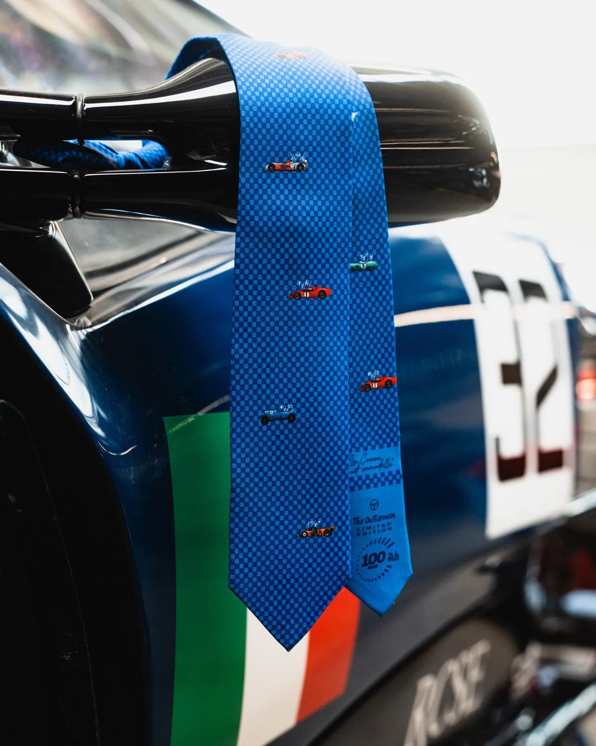 CENTENARY | 24 Hours of Le Mans - Silk Tie - Blue/Red