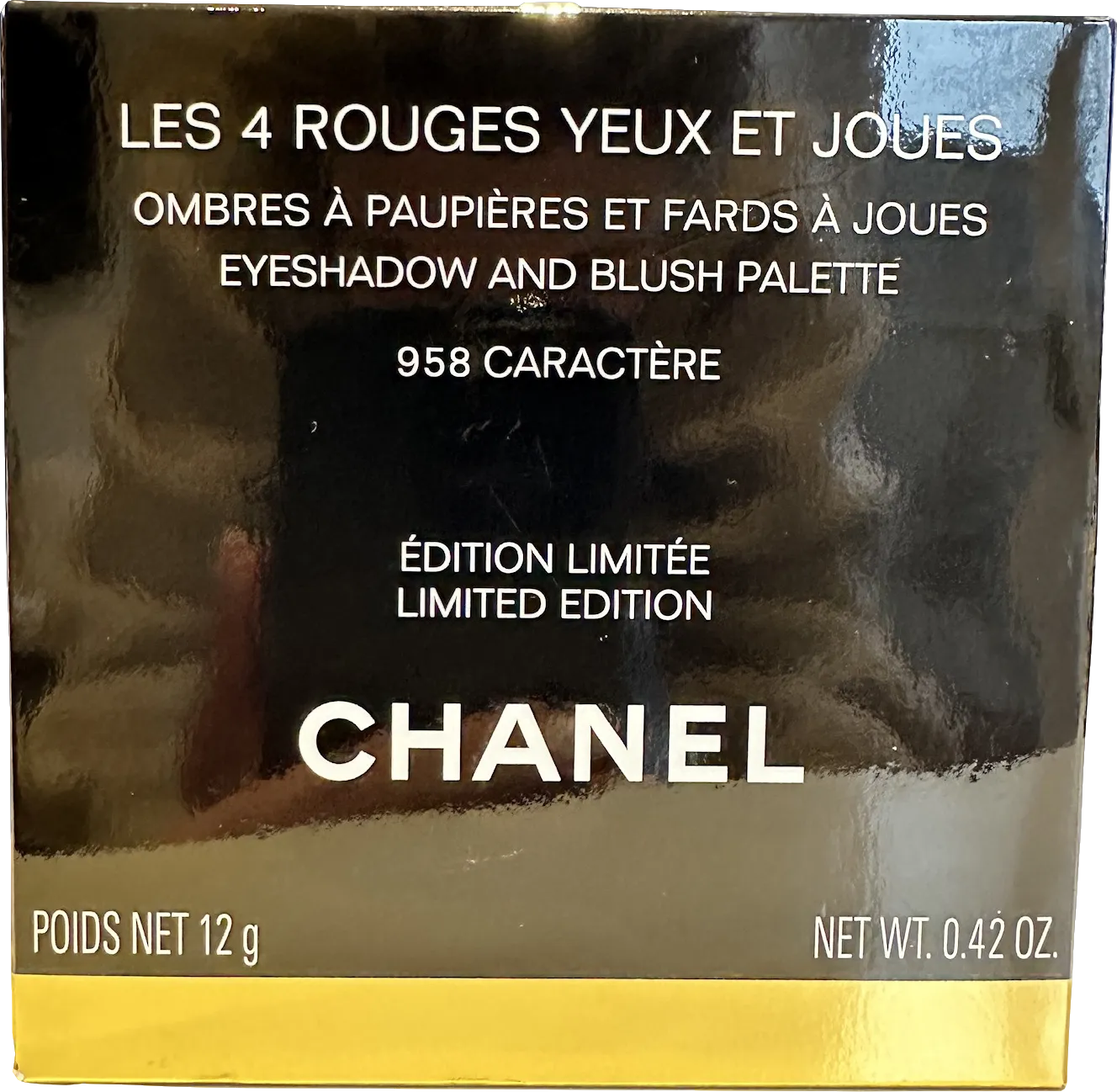 Chanel Beauty Les 4 Rouges Yeux Et Joues  Eyeshadow And Blush Palette Caractere 12g