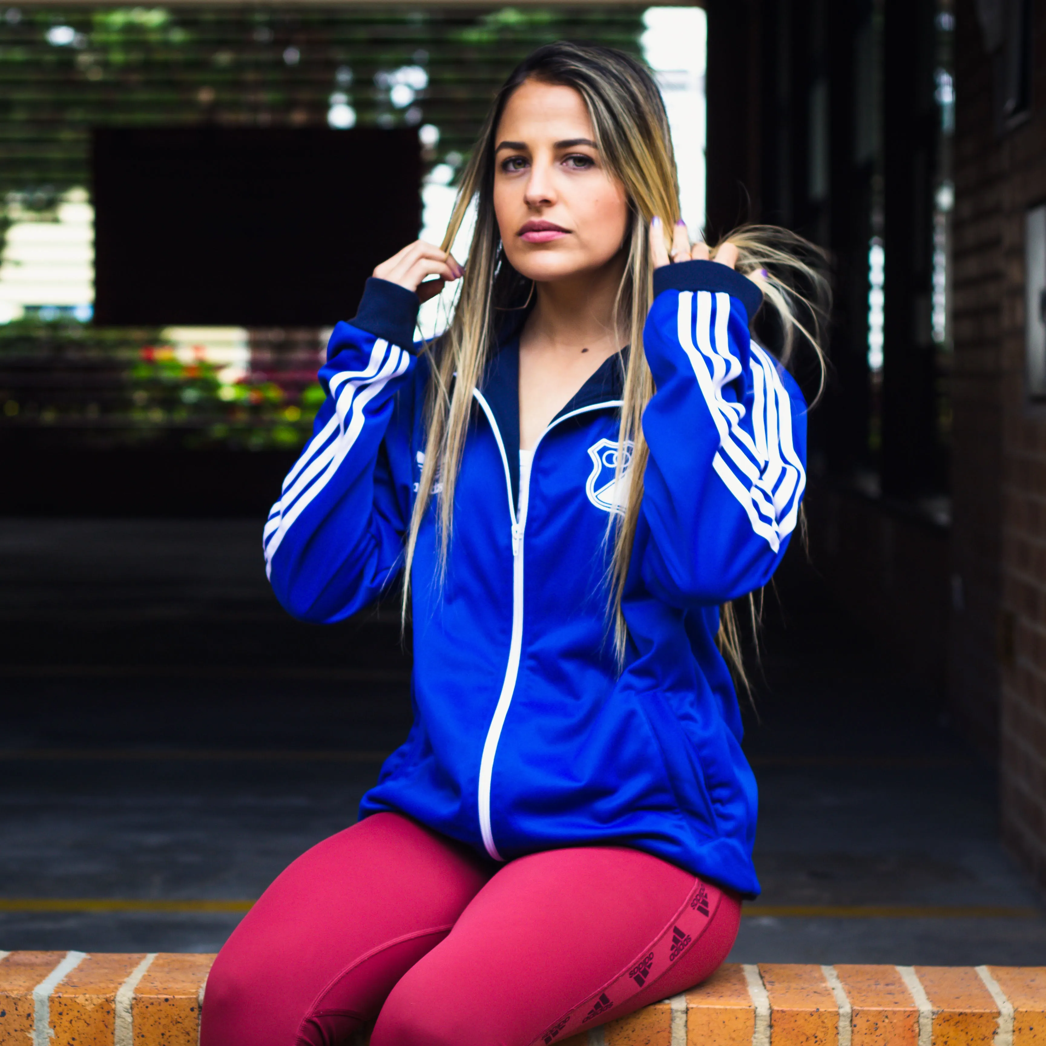 Chaqueta Millonarios 1996 Adidas Azul