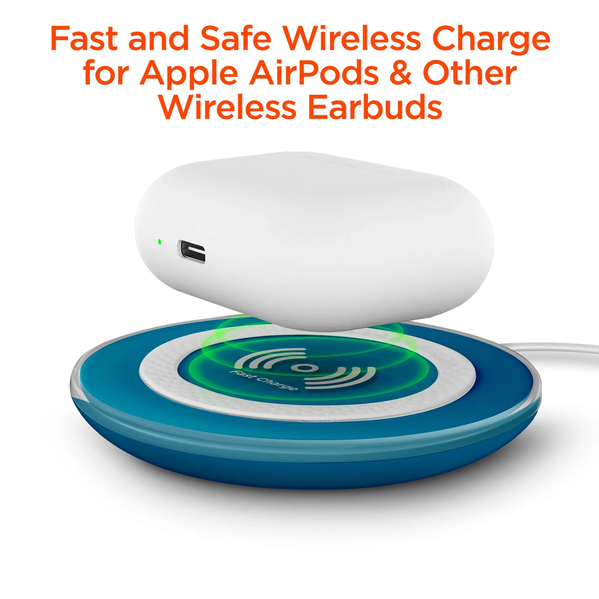 ChargePad Pro 15W Wireless Fast Charger | Blue