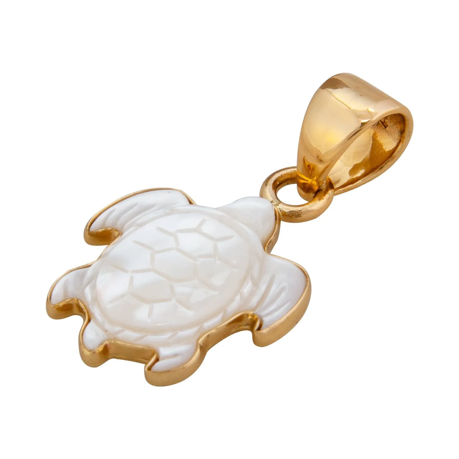 Charles Albert Alchemia - Mother of Pearl Turtle Pendant