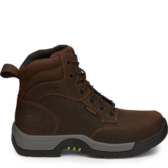 Chippewa Men's  Fabricator 6" Composite Toe Work Boot - Brown - 31003