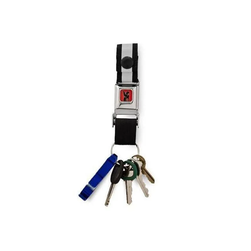 Chrome Mini Buckle Key Chain