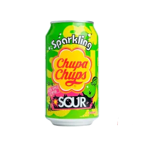 Chupa Chups Sour Green Apple Sparkling Flavour