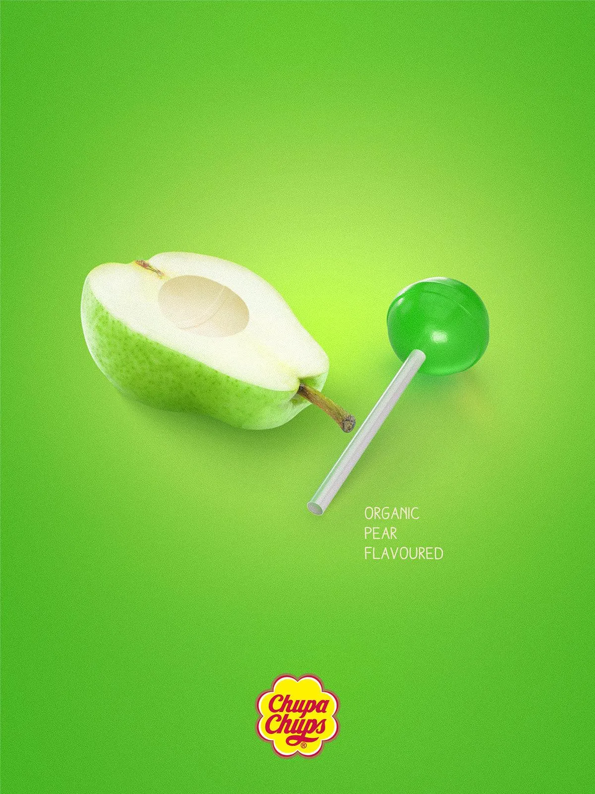 Chupa Chups Sour Green Apple Sparkling Flavour