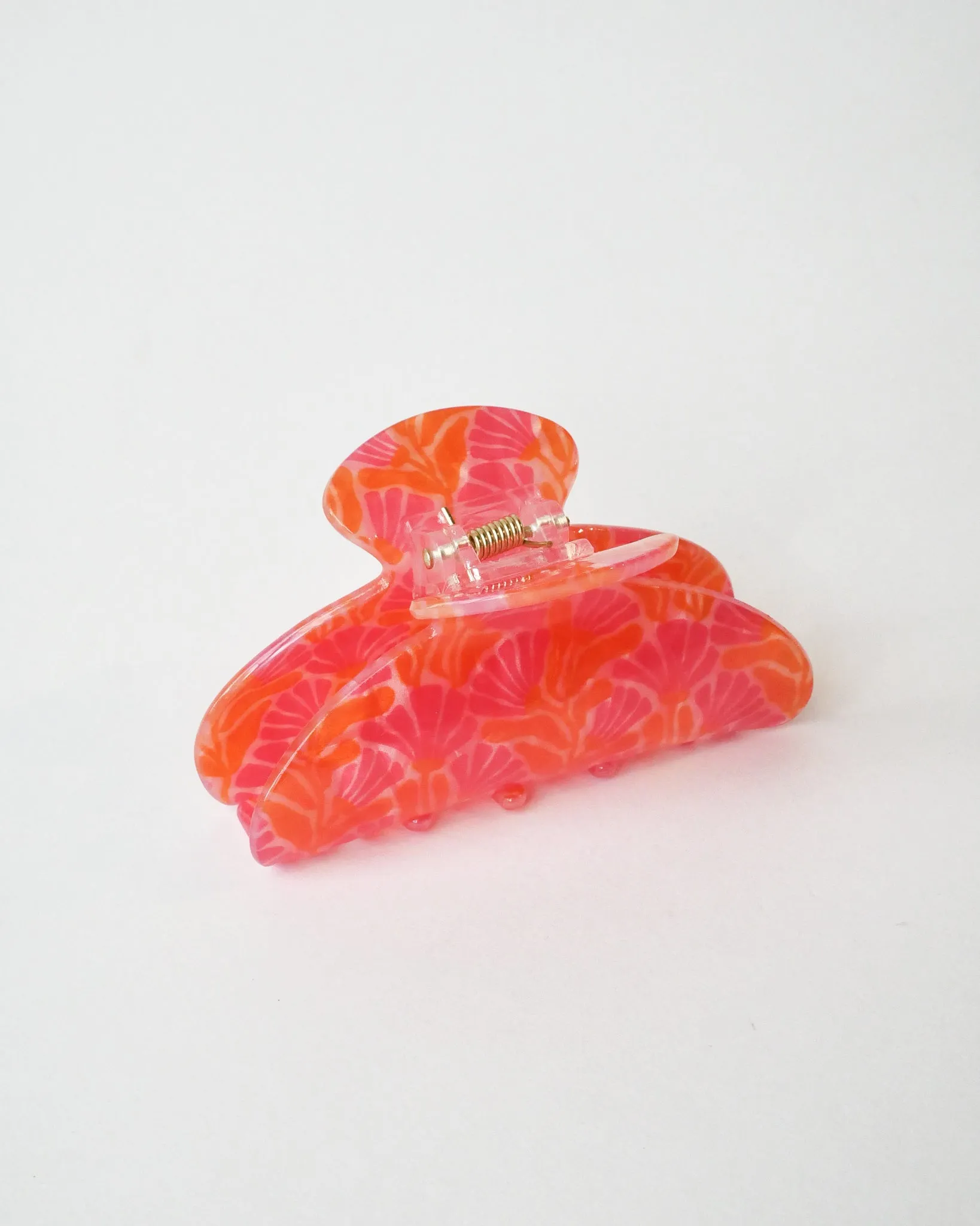 Claw Clip Happy Orange Fuchsia