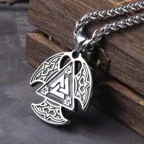 Collier de pouvoir Viking - Rune Valknut