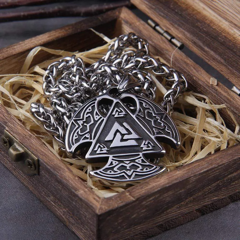 Collier de pouvoir Viking - Rune Valknut