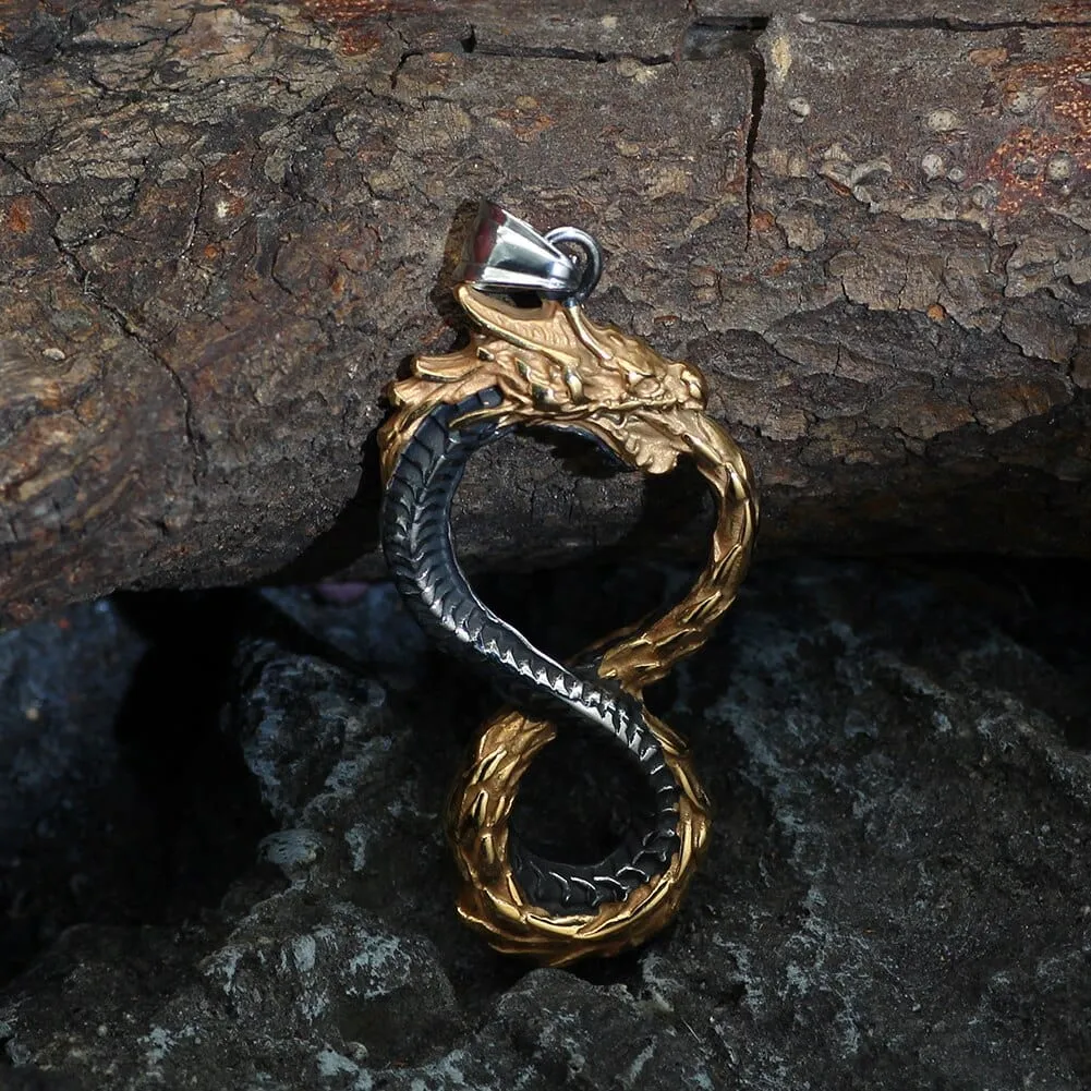 Collier du dragon Ouroboros