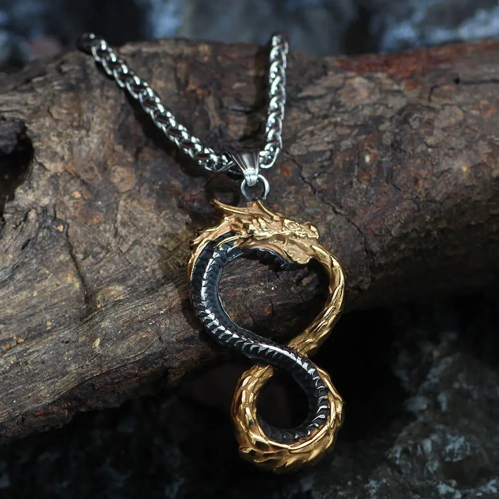 Collier du dragon Ouroboros