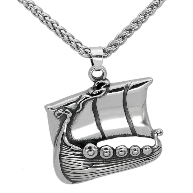 Collier viking le grand drakkar