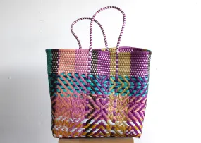 Colorful Handwoven Mexican Tote by MexiMexi