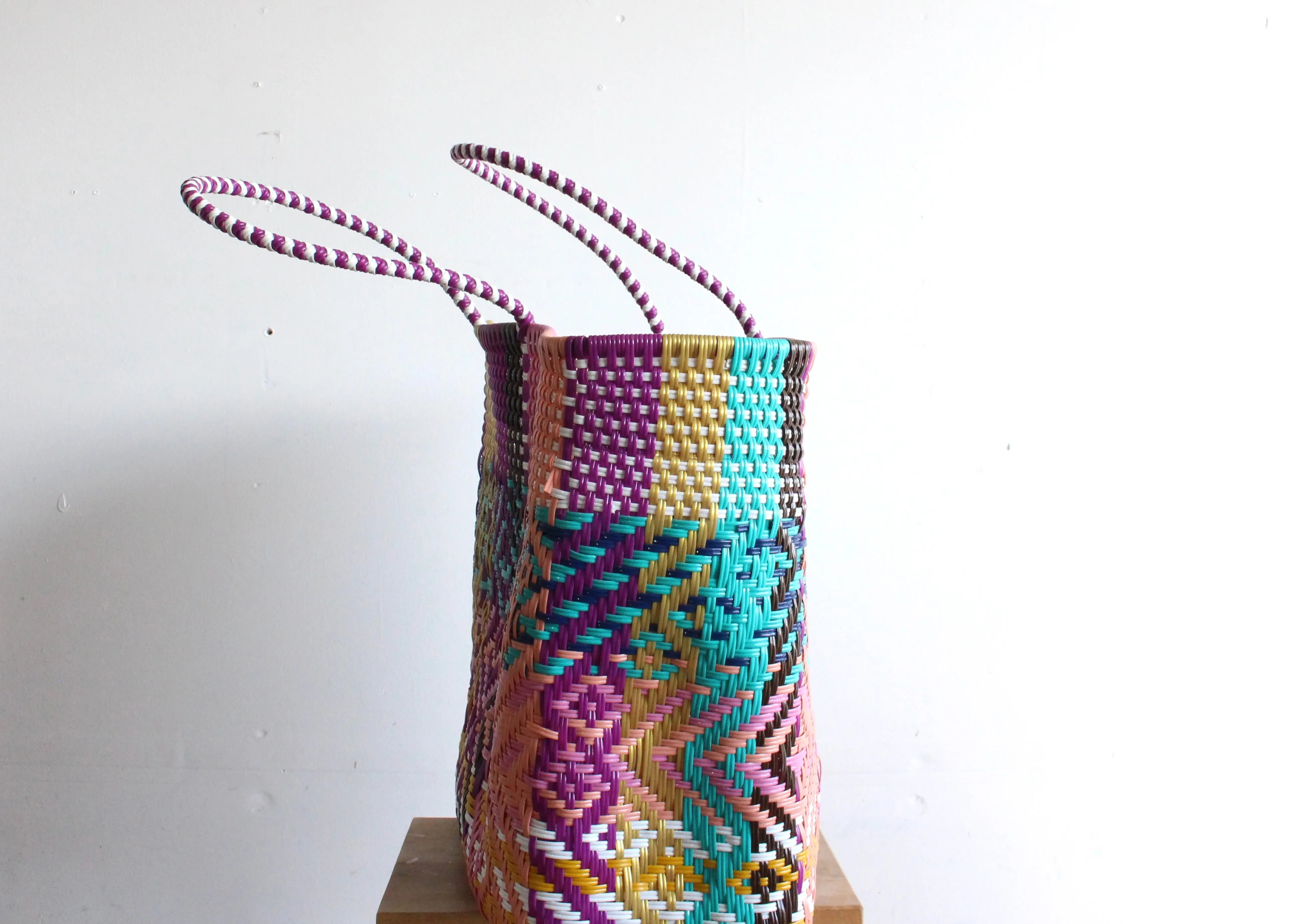 Colorful Handwoven Mexican Tote by MexiMexi