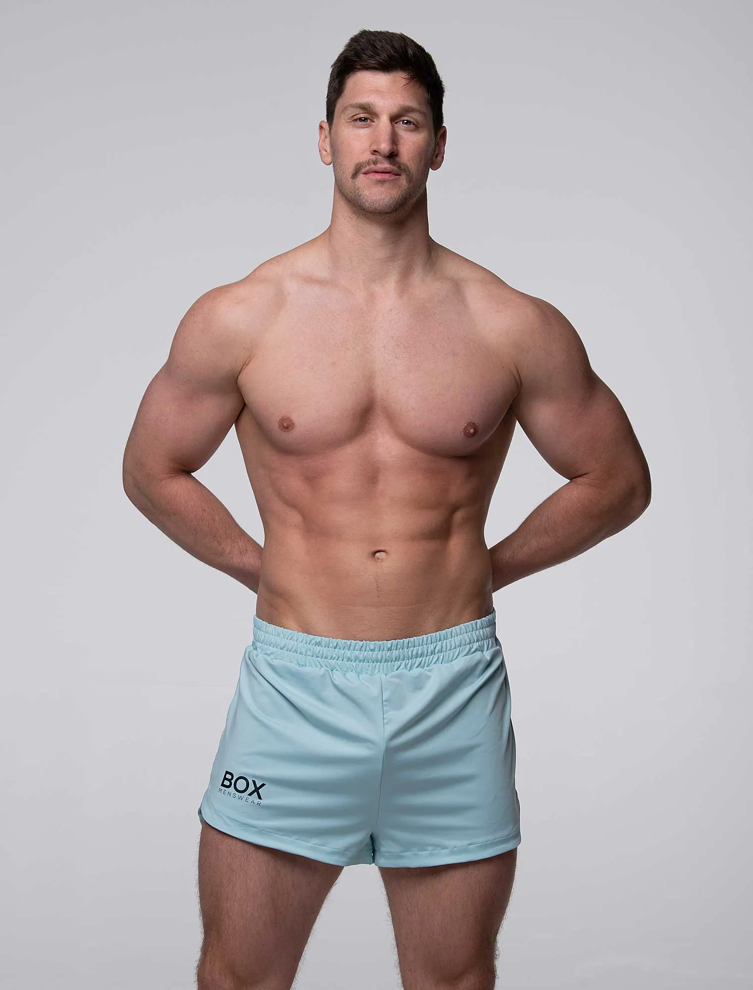 Compound Jock Shorts - Aqua