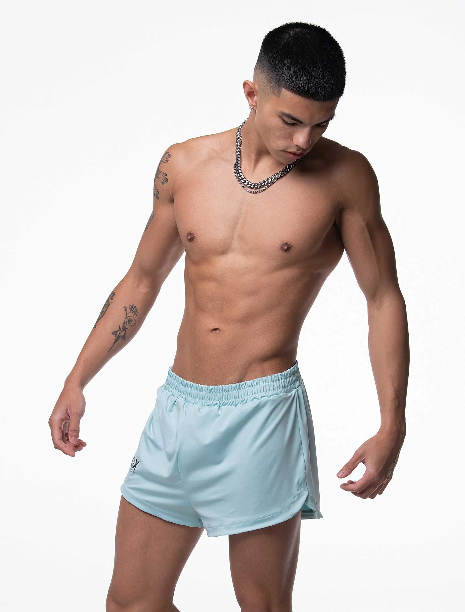 Compound Jock Shorts - Aqua