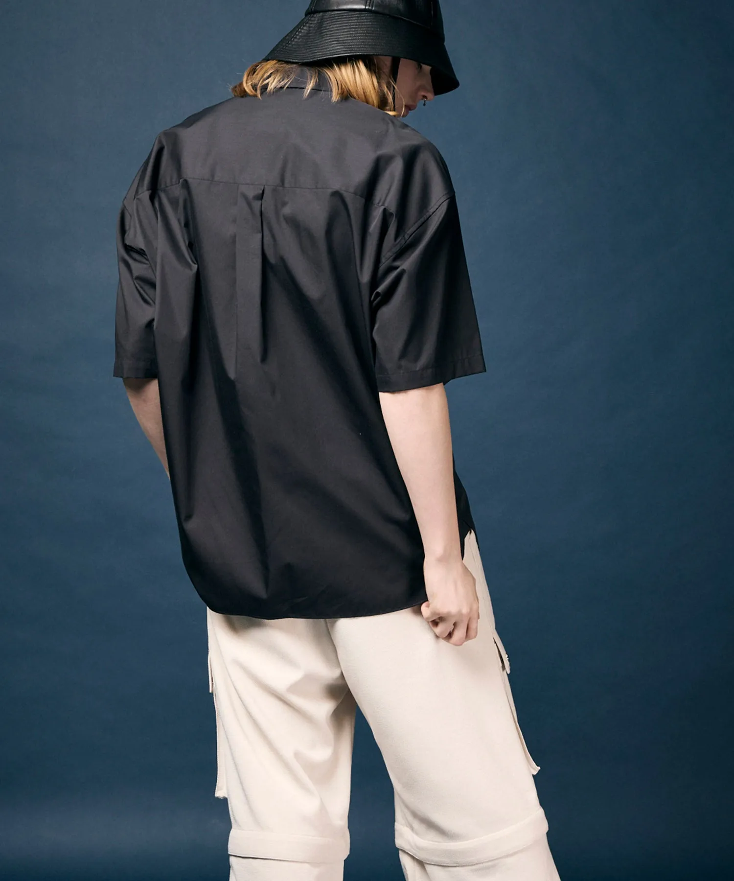 Cotton Silk Prime-Over Short Sleeve Shirt