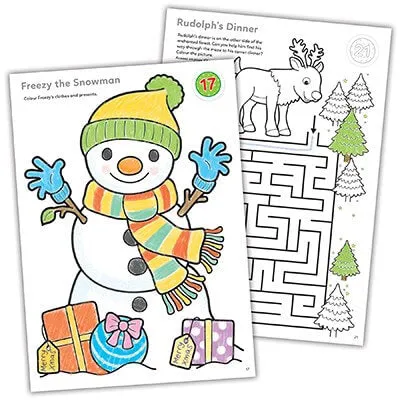 Countdown to Christmas Activity Book