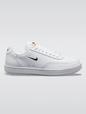 Court Vintage Sneaker - White/Black Total Orange