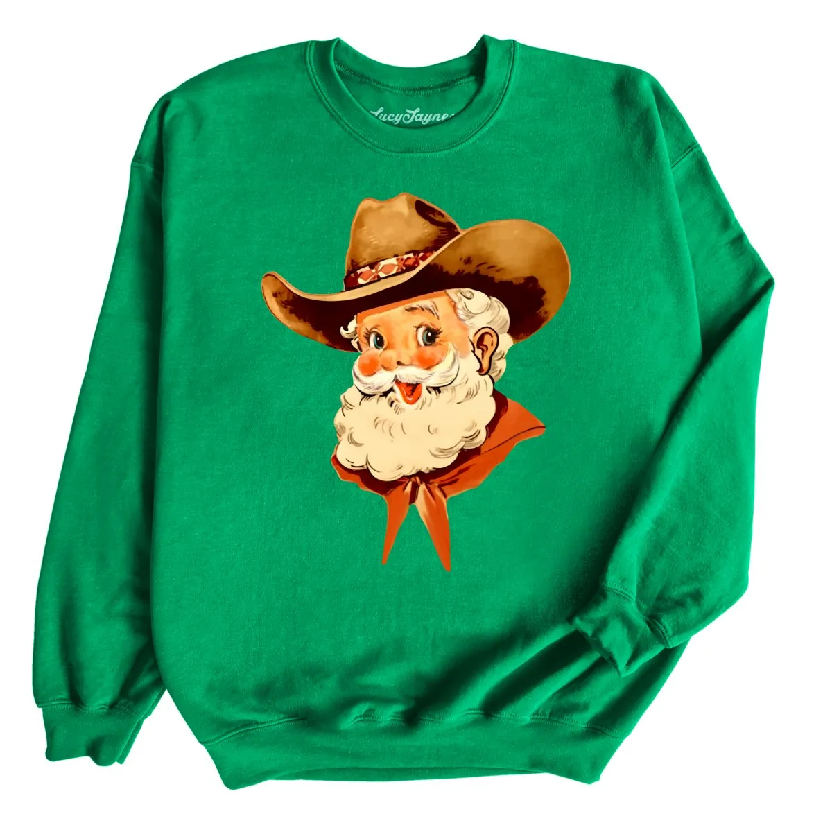 Cowboy Santa Sweatshirt