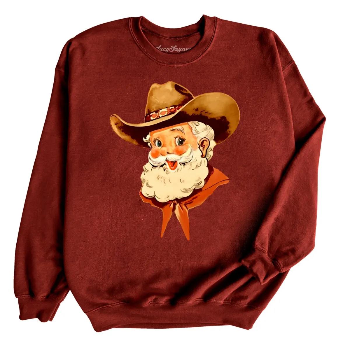 Cowboy Santa Sweatshirt