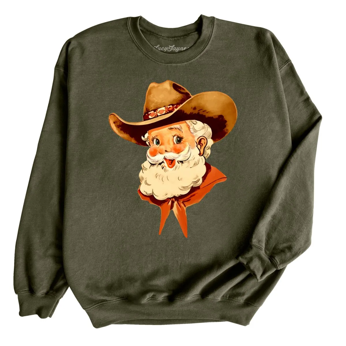 Cowboy Santa Sweatshirt