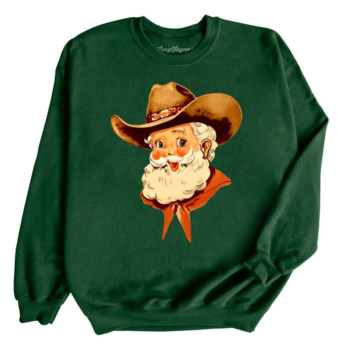 Cowboy Santa Sweatshirt