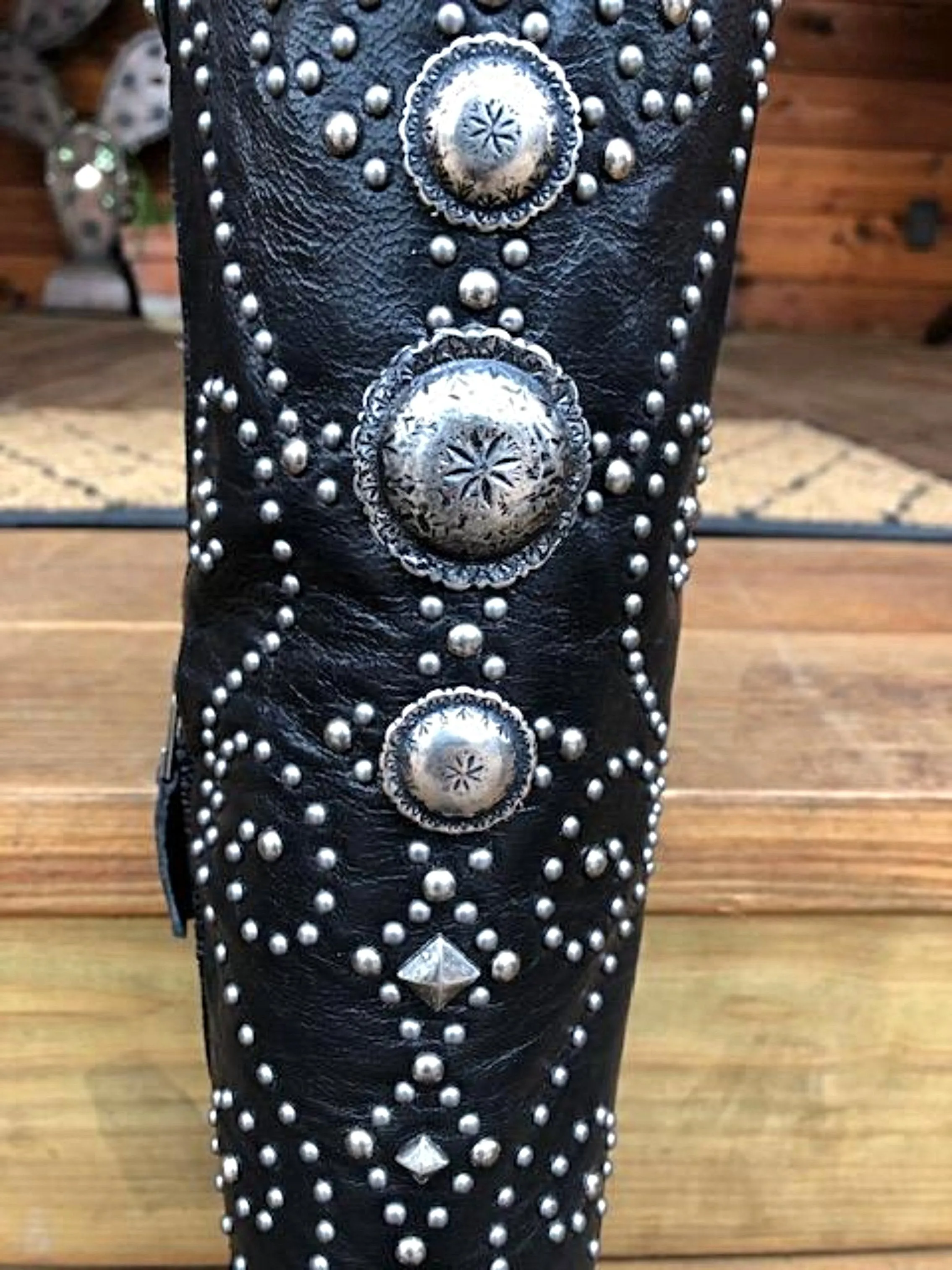 Cowgirl Kim Custom Black Sunshine Boots by Lane Boots