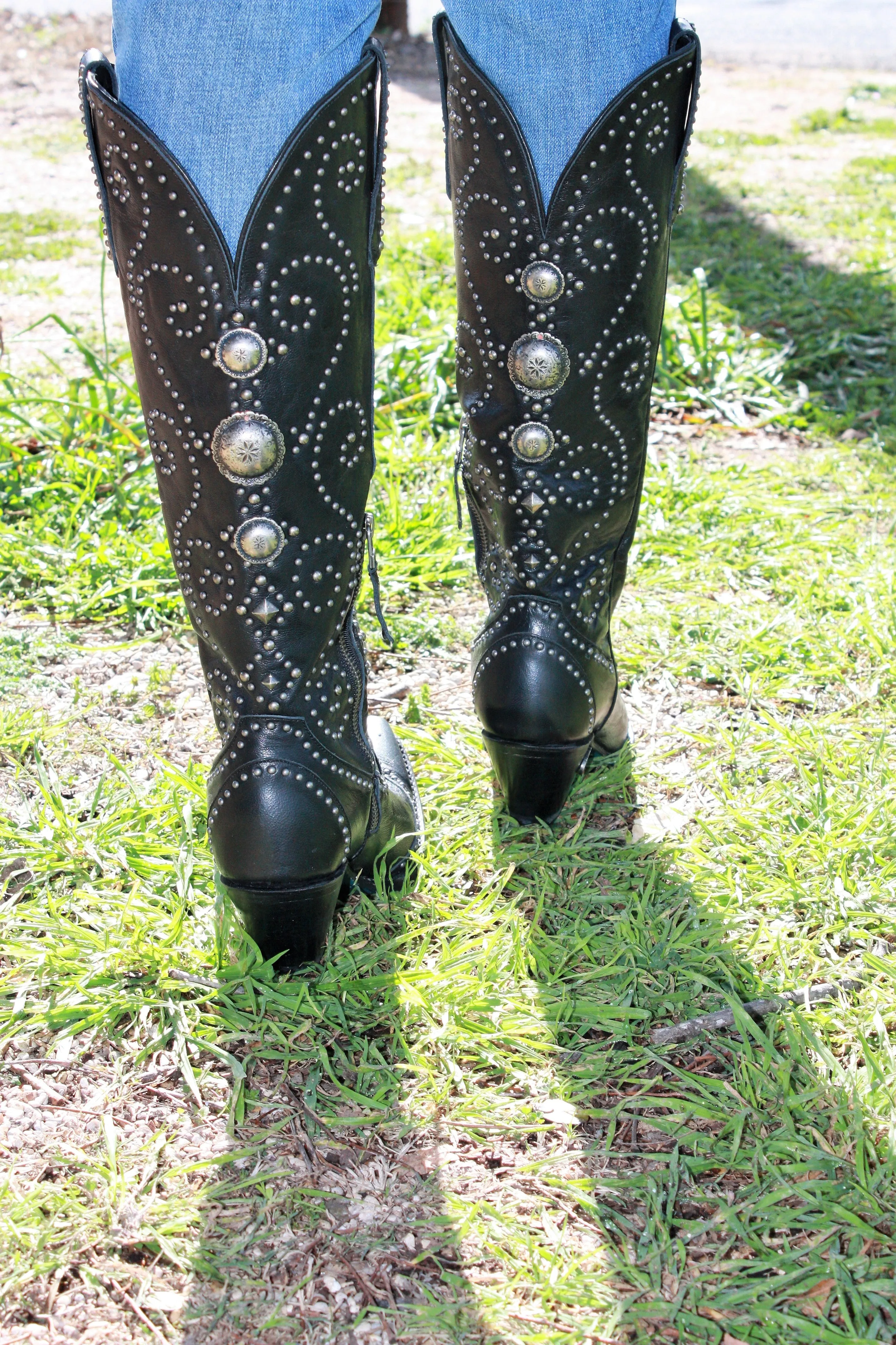 Cowgirl Kim Custom Black Sunshine Boots by Lane Boots