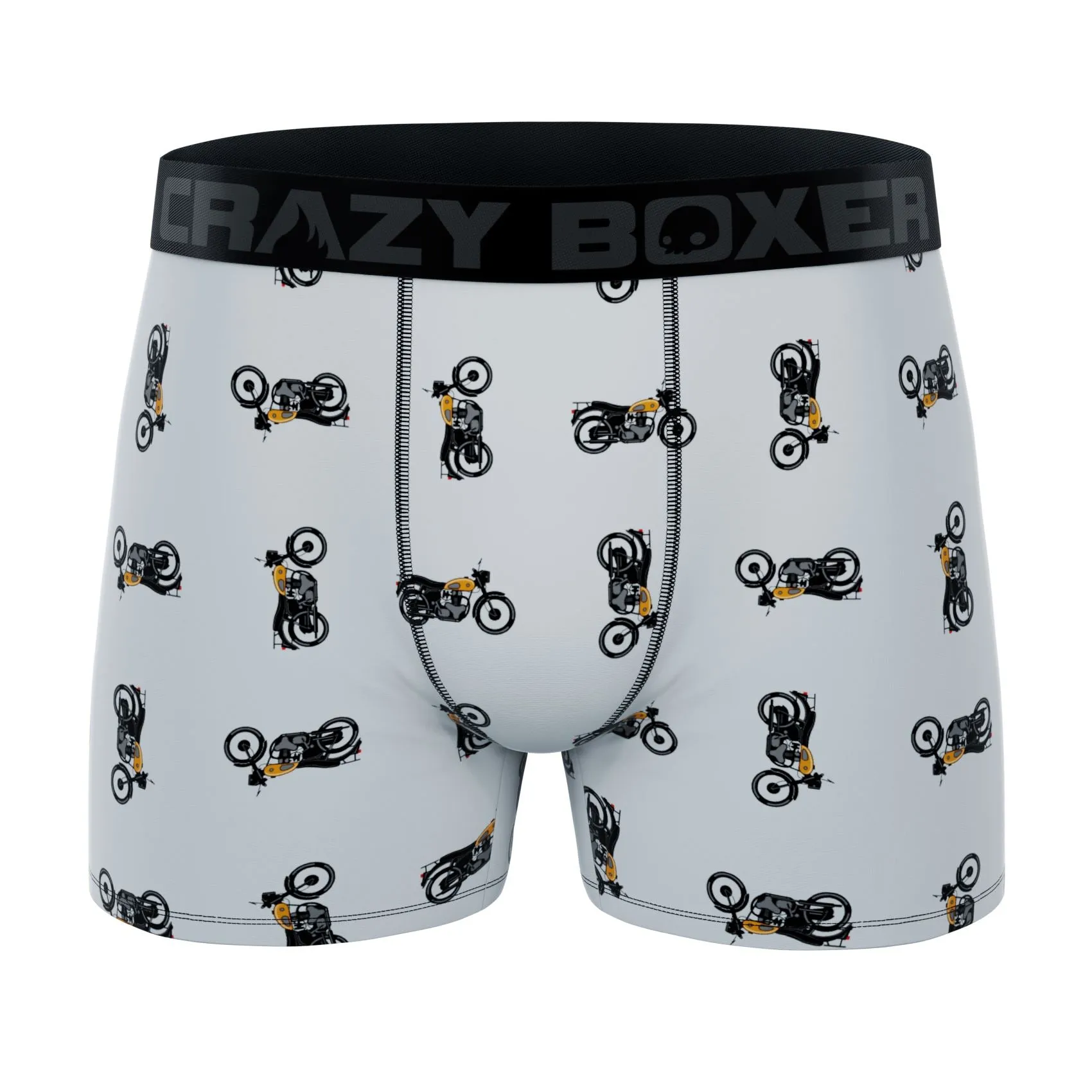 CRAZYBOXER Cann Motocycle Men's Boxer Briefs (2 pack)